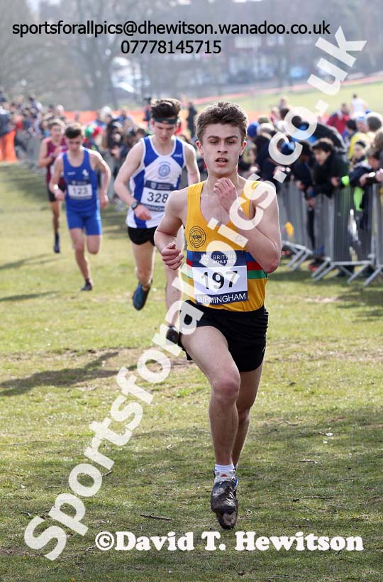 Mens under-20s Inter Counties Cross Country,  Cofton Park, Birmingham. Photo: David T. Hewitson/Sports for All Pics